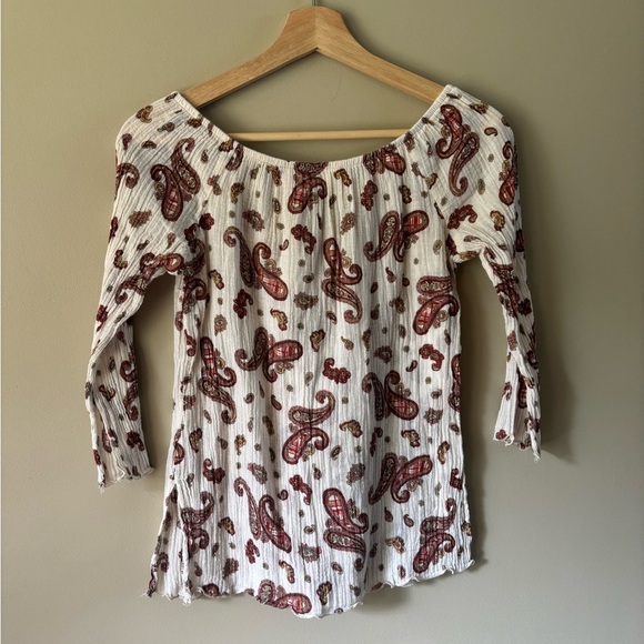 Xhilaration paisley boho top - Picture 8 of 9